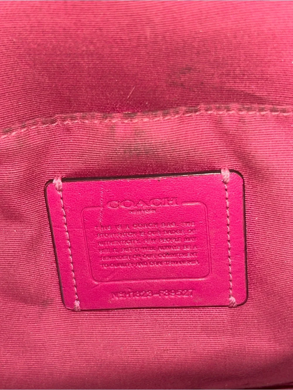 Coach hobo crafted